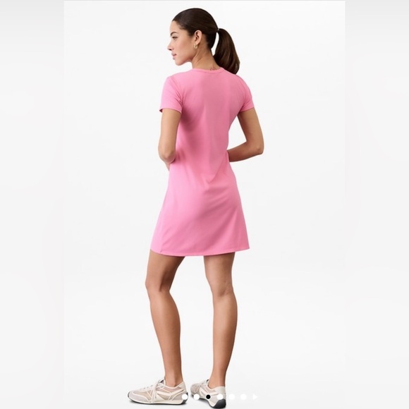 NWT Athleta Signature Rib Baby Tee Dress Medium - Picture 6 of 7